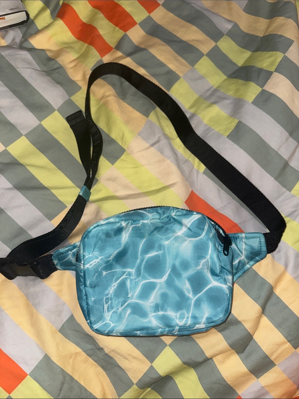 NWT Baggu puffy fanny pack in Pool